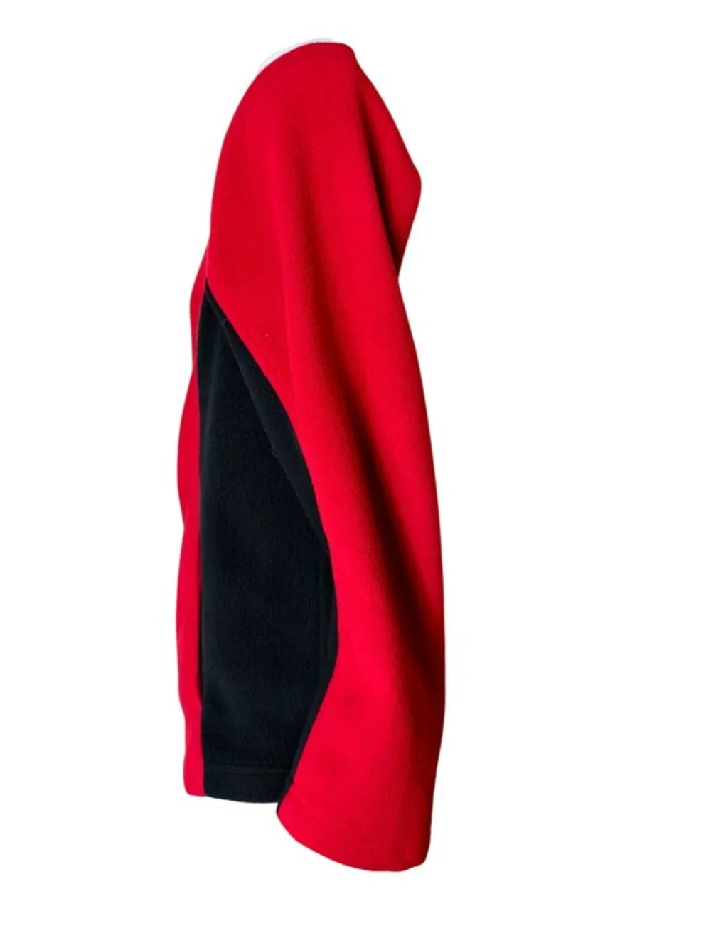Spyder Boys XL 18 Full-Zip Fleece Jacket Red Black Athletic School Designer Prep